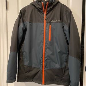 NWOT - Men's Eddie Bauer Microlite Hooded Two-layer Storm Jacket - M